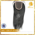High Quality Brazilian Human Hair Swiss Lace Closure with Baby Hair Straight Texture (HC-BC)